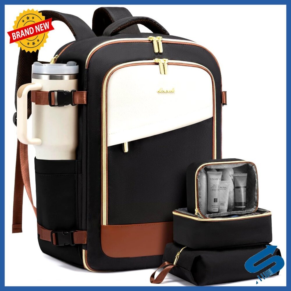 Large Travel Backpack 40L Carry On Flight Approved Laptop Daypack Waterproof